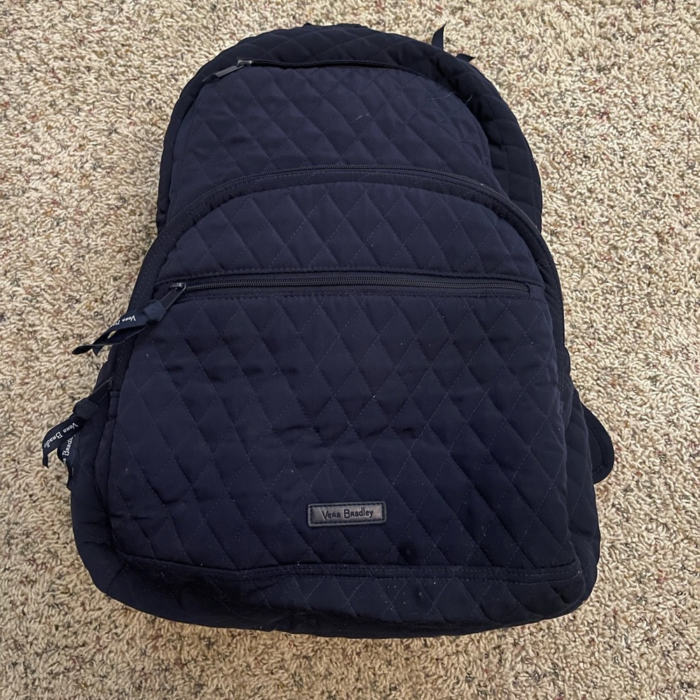 Vera Bradley Women’s Cotton Campus Backpack | Blue